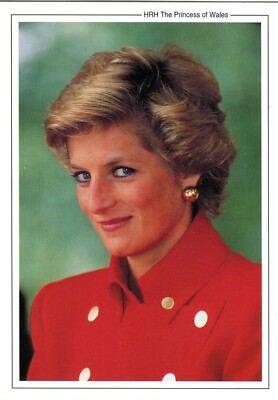 ~~~ ORGINAL~~~ POSTKARTE ~~~ Lady Diana Prinzessin von Wales
