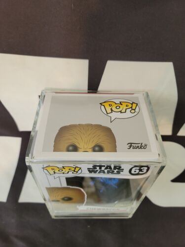 Chewbacca 63 FUNKO POP STAR WARS Celebration 2019 Chicago BLUE Chrome /2500 - Imagen 2 de 6