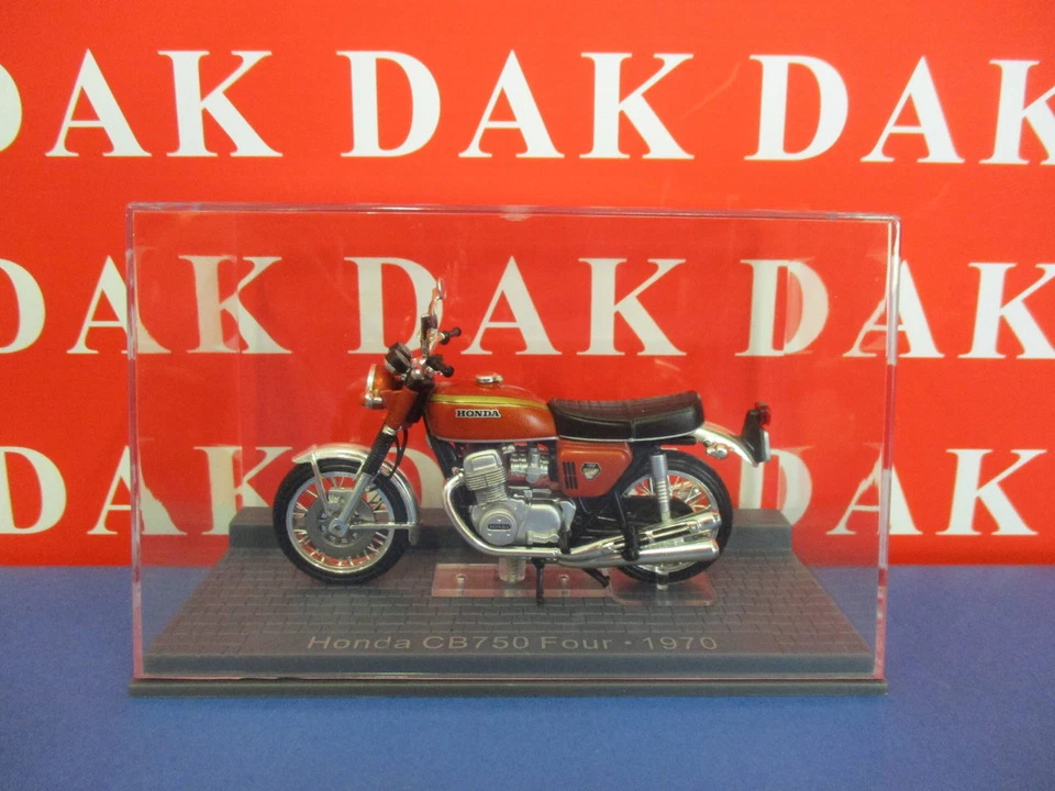 Die cast 1/24 Modellino Moto Honda CB750 Four 1970 - Immagine 4 di 4