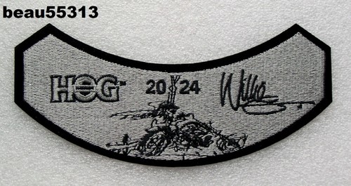 ⭐"NEW" 2024 HARLEY DAVIDSON OWNERS GROUP HOG H.O.G. VEST JACKET PATCH - Picture 1 of 2