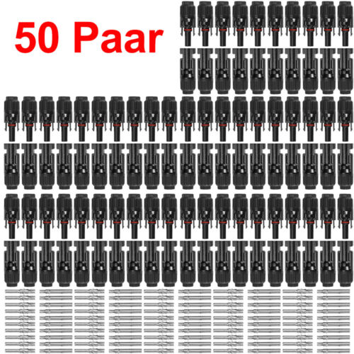 50/100 pairs solar plug solar socket + plug coupling cable 2.5 - 6 mm² IP67 - Picture 18 of 34