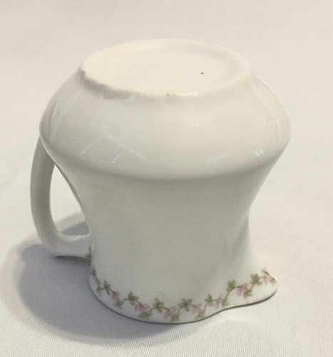 VTG RESTAURANT WARE PINK ROSE GARLAND CREAM PITCHER 2.5” Unmarked Syracuse OPCO - Picture 6 of 8