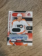 2022-23 SP Game Used Authentic Rookies Red Jersey Hayden Hodgson /149 Auto RC