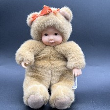 Vintage Anne Geddes  Baby Bears  Dimples Bean Bag Plush Doll Teddy Bear