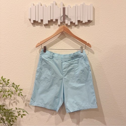 Jacadi Light Blue Pull-on Cotton Bermuda Shorts NWT Boys Shorts Size 12A 152cm - Picture 1 of 6