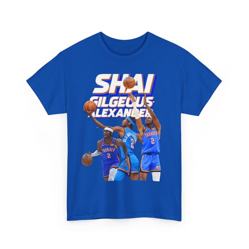 Shai Gilgeous-Alexander Unisex Heavy Cotton T-shirt - Picture 5 of 58