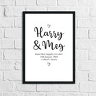 Personalised Found Their Happily Ever After Names Couple New Home Wedding Print