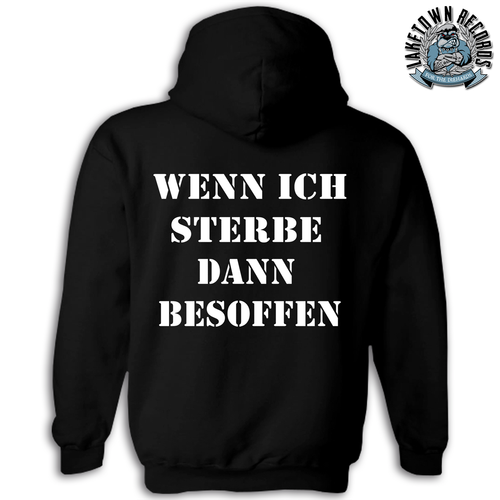 PÖBEL & GESOCKS - WENN ICH STERBE Hoodie / Kapu S-XXL Oi! Punk Skinhead Kult - Picture 3 of 4