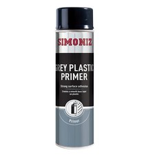 Simoniz Grey Plastic Primer Anti Rust Spray Car Paint - 500ml - SIMP08D