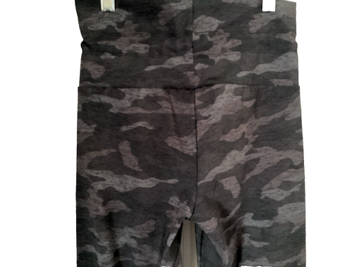 NOBO GREY CAMO TIE WAIST HIGH RISE ANKLE LENGTH LEGGING Sz Jr. S/M* - Picture 4 of 7