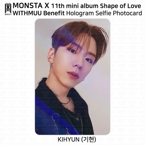 Monsta X 11. Mini-Album Form der Liebe Fotokarte mit MUU Lucky Draw Hologramm - Bild 23 von 42