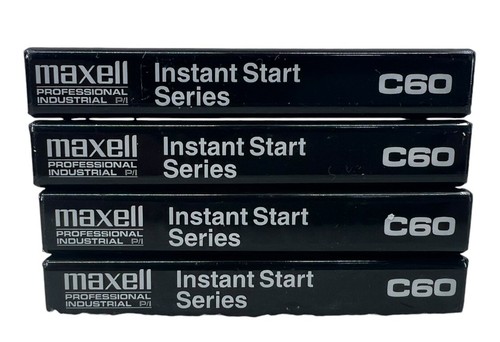 Maxell Professional Industrial Communicator Serie C60 Kassetten - 4er-Pack VERSIEGELT - Bild 1 von 3