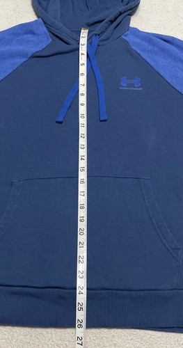 Sudadera con capucha Under Armour para hombre mediana suelta azul manga larga - Imagen 7 de 8