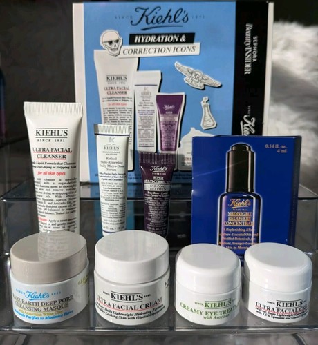 8 Pc Kiehl's Skin Care Set - All New - Mini, Deluxe Sizes - Picture 6 of 6