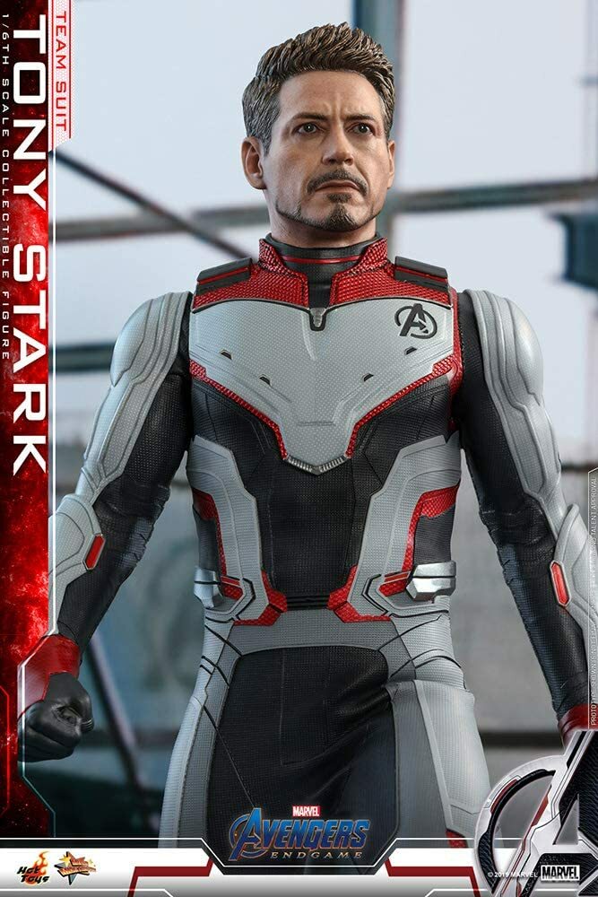 新品 MARVEL アベンジャーズ TONY STARK チームスーツフィギュア 1/6 Marvel Avengers: Endgame Tony Stark Team Suit Hot Toys