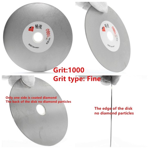 3Pcs 4" inch 100 mm Grit 80-3000 Diamond Flat Lap Disk Grinding Discs Set - Picture 9 of 70