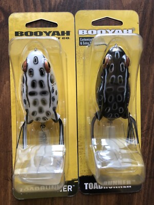 BOOYAH Toadrunner - (2 DIFFERENT LURES) - Albino Frog & Cricket Frog - NEW!!