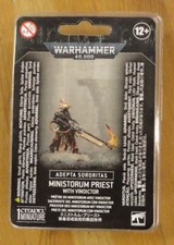 Warhammer 40K 40,000 Adepta Sororitas Ministorum Priest w/Vindicator GAW52-51