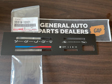 Genuine Toyota OEM AE86 NOS Climate Control Finisher Plate 55519-12021