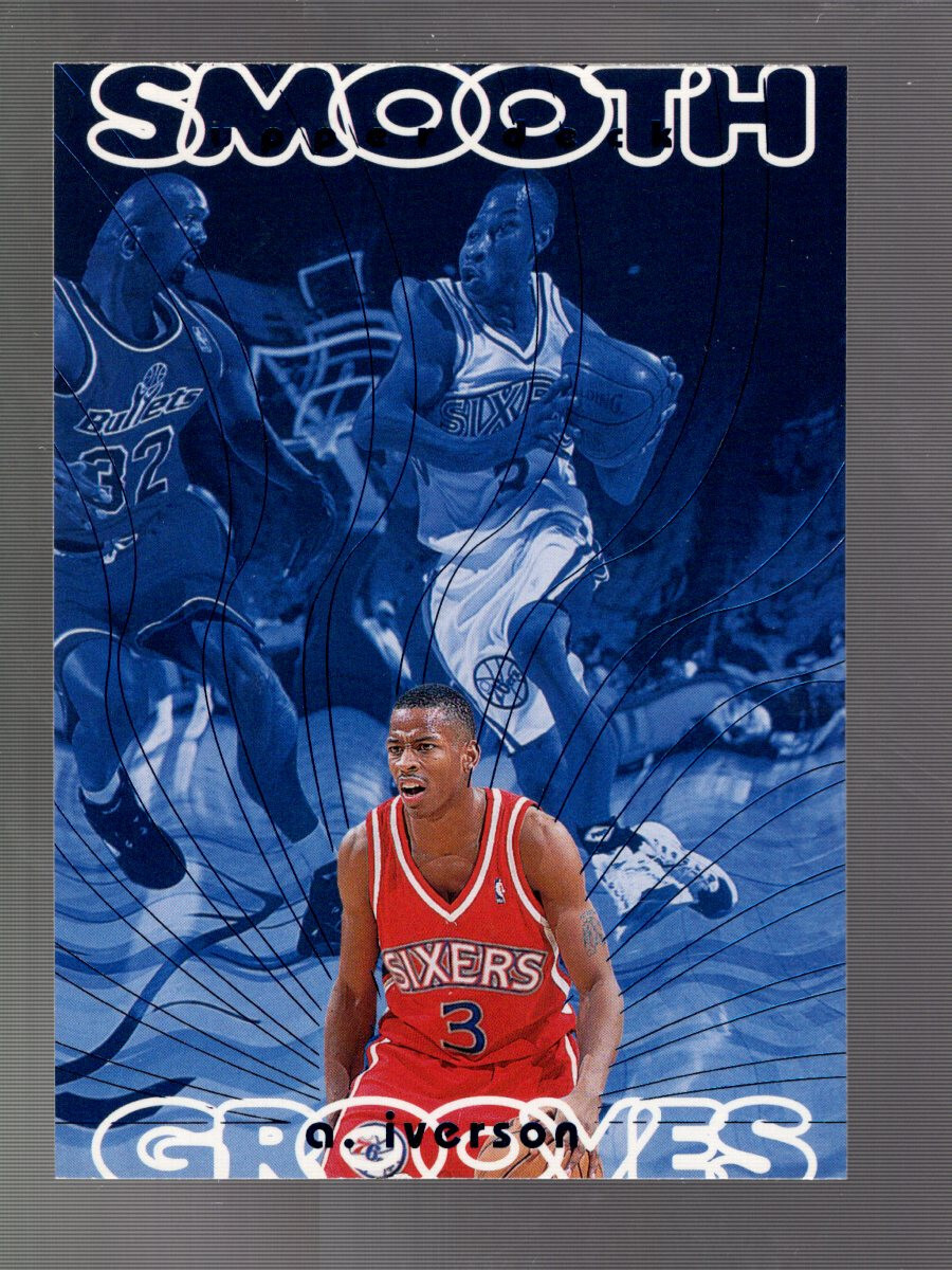 1996-97 Allen Iverson Upper Deck #SG10 Smooth Grooves RC 76ers