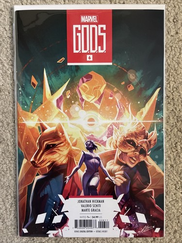 Marvel G.O.D.S. #1-8 serie completa 2023 lotto fumetti Jonathan Hickman - Foto 7 di 9