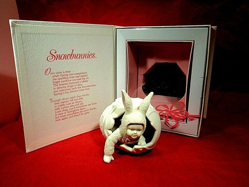 DEPT 56 SNOWBUNNIES 2604 SURPRISE ITS ME 1994 NEU IN OVP RETIRED/RAR - Bild 2 von 11