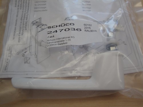 Schüco Fenstergriff abschließbar Alu-Fenster 247033  247034  247036  247038 - Bild 6 von 8