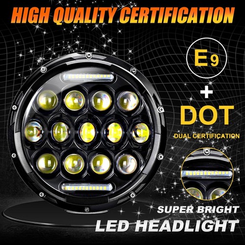 Faro LED para Jeep Reverse TJ CJ 7" + Luz Trasera Ahumada Giro Retroceso - Imagen 3 de 12