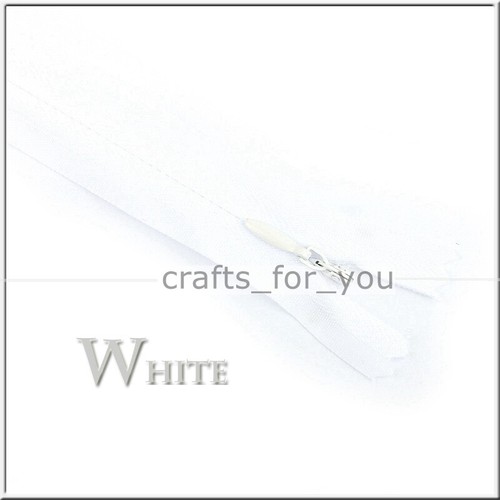 INVISIBLE ZIPPER 18CM -70CM SEWING CRAFTS CONSEALED ZIP FOR SKIRT/DRESS/CUSHION - Picture 24 of 36