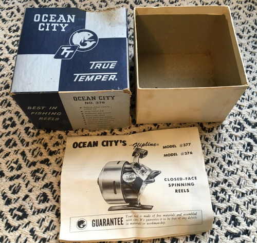 Carrete giratorio Ocean City True Temper FLIPLINE CAJA E INSTRUCCIONES SOLAMENTE  - Imagen 1 de 11