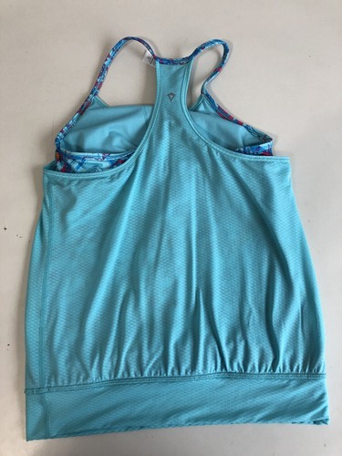 BLUE TEAL IVIVVA TANK TOP GIRLS YOUTH SIZE 12 - Picture 2 of 5