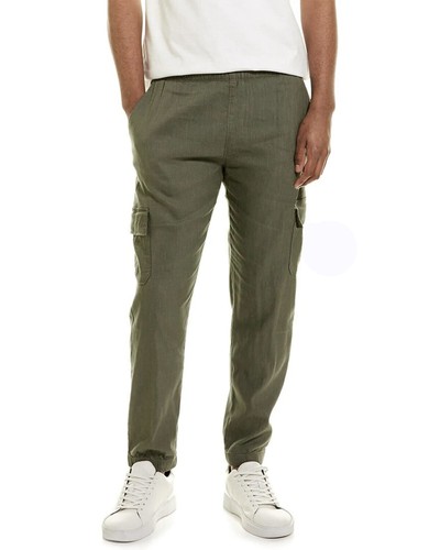 ONIA Lightweight Linen Blend Summer Cargo Jager in Army Green Sz XL NWT $100 - Bild 2 von 3