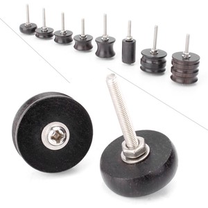 Multi-Size-Black-Wood-Wooden-Leather-Craft-Edge-Burnisher-Slicker-Labor-save