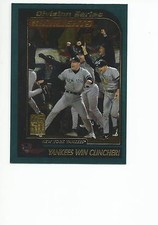 DIVISION SERIES HIGHLIGHTS 2001 Topps Baseball card #402 New York Yankees NR MT