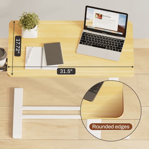 FunniHomi Adjustable Overbed Bedside Table Movable Laptop Table for Sofa and Bed - Picture 44 of 55