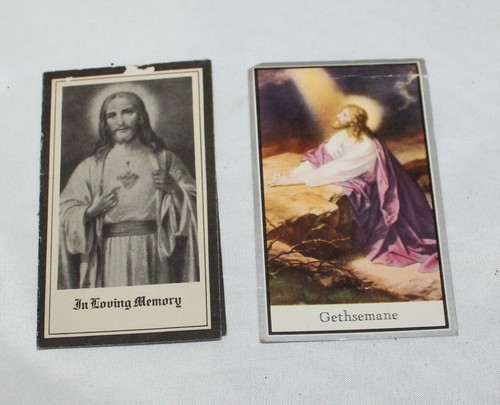2 Vintage Catholic Prayer Cards/funeral cards January 27, 1949 Pardo - Picture 2 of 2