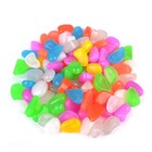 100pcs Fluorescent Cobblestone decorative garden stones decorative