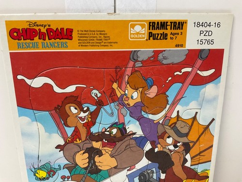 ¡Completo! *Chip 'n Dale Rescue Rangers* Rompecabezas Bandeja Marco 12 Piezas Disney 4910 - Imagen 2 de 9