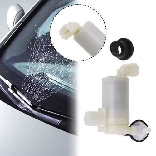 Black + White Car Windscreen Windshield Water Washer Pump for Mazda 2 20072014 - Picture 6 of 17
