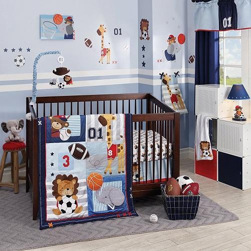 Lambs Ivy Future All Stars 7 Pc Crib Bedding Set Include Mobile Lambs Ivy Future All Stars 7 Pc Crib Bedding Set Include Mobile Sheets