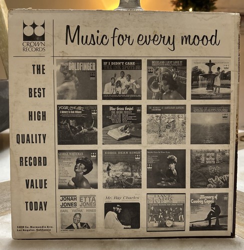 The Shenandoan Strings Shenandoah Record Crown Records 1965 CST 474 LP Vinyl - Picture 2 of 2