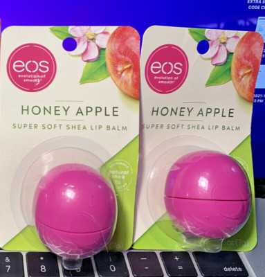 EOS Super Soft Lip Balm Honey Apple Size 0.25oz. 2 Packs
