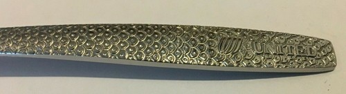 United Airlines Round Soup Spoon ABCO SP 570 - Picture 2 of 4