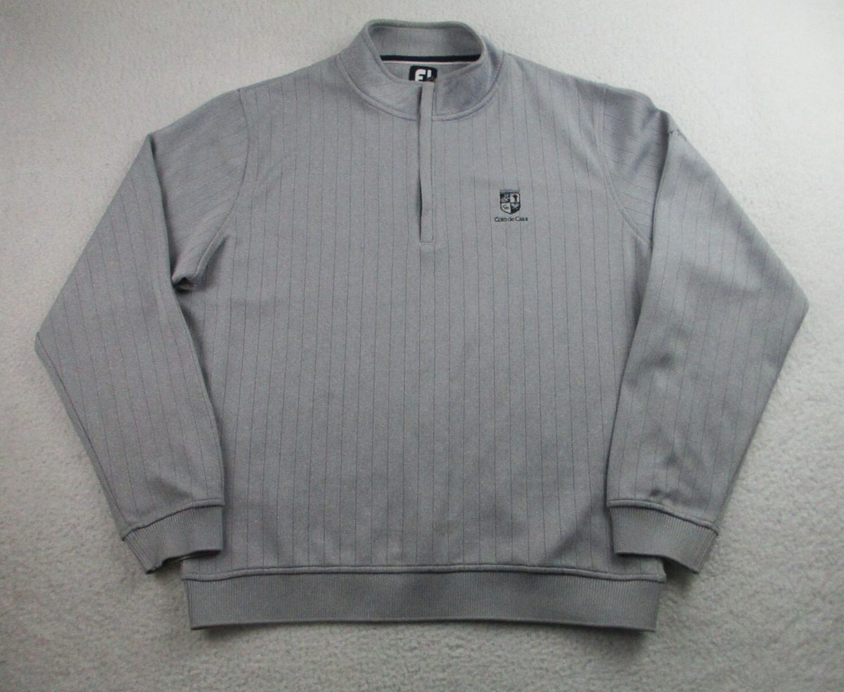 FootJoy FJ Drop Needle Sweater Mens L Pullover Lined Performance