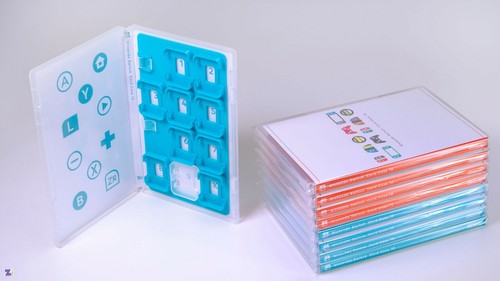 Custodia per schede Nintendo Switch 10: contiene più giochi e disponibile in rosso o blu - Foto 3 di 10