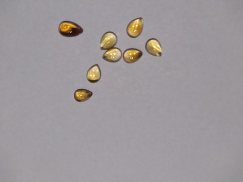 Natural Genuine Citrine! 7x5 Pear Shape Cabochon Polished AAA Grade .75Ct. - Picture 2 of 5
