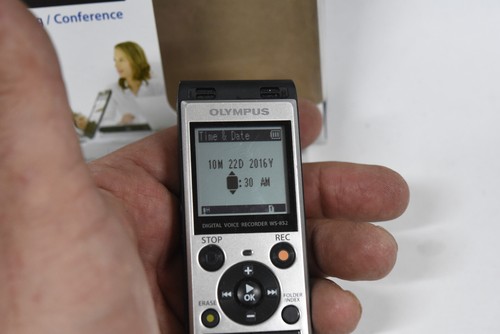 Olympus WS-852 Digital Voice Recorder Flash Memory & microSD/Handheld/Dictaphone - Picture 3 of 18