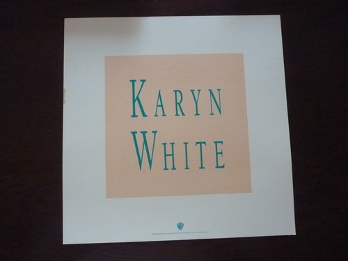 Karyn White 1988 LP Schallplatte Foto flach 12 x 12 Poster - Bild 2 von 2