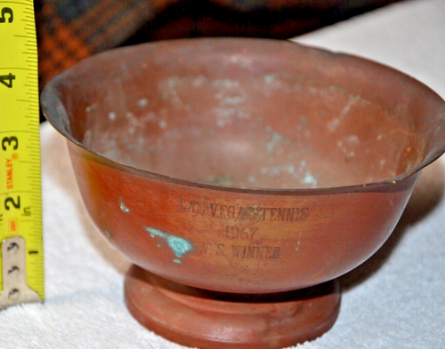 Vintage LAS VEGAS TENNIS 1967 Singles Tennis Trophy - Picture 3 of 5