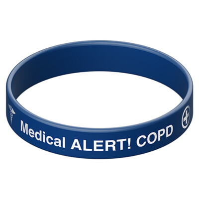 COPD medizinisches Alarmarmband - UK SCHNELLE LIEFERUNG